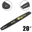 20" Chainsaw Guide Bar Für 52Cc 58Cc 62Cc 68Cc 76 Drive Links 0.325" 0.058G