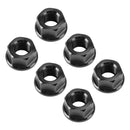 Kedjehjulsmuttersats M10x1,25 svart för Honda CBR600RR 2003-2012 CBR1000RR 2004-2024