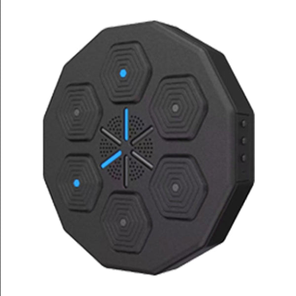 Máquina de ejercicios de reacciones interiores con música Bluetooth recargable con objetivo de entrenamiento de boxeo montado en la pared