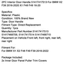 2PC Innen Tür Griff 51417417513 Für BMW X2 F39 2016-2020 X1 F48 F49 2016-2020