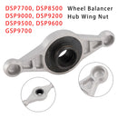 DSP7700 for Hunter DSP med 40 mm x 8 mm aksel gjengehjul balanserende nav vingemutter
