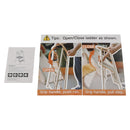 2-stufiger Küchen-Stepper für Erwachsene, klappbarer Tritthocker, Kinder-Klapp