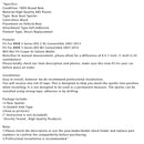 2007–2013 BMW 3er E93 2-Türer Cabrio/M3 Cabrio, schwarz glänzend, Heckspoiler für BMW 3er E93 Cabrio