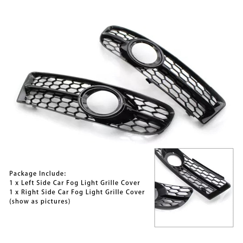 2005–2008 Audi A4 B7 S-line S4 Front-Time Bar Honeycomb Fog of Cooler Grille Cover