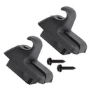2x sorte solskærmsclips 1RF14DX9AB Velegnet til Chrysler 300 Dodge Charger 2011-2020