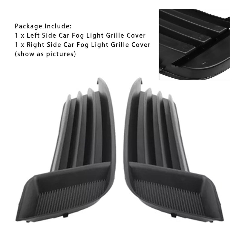 2013-2017 Audi A3 S3 2x Carra de haste da haste do piso da frente do piso da grade de neblina