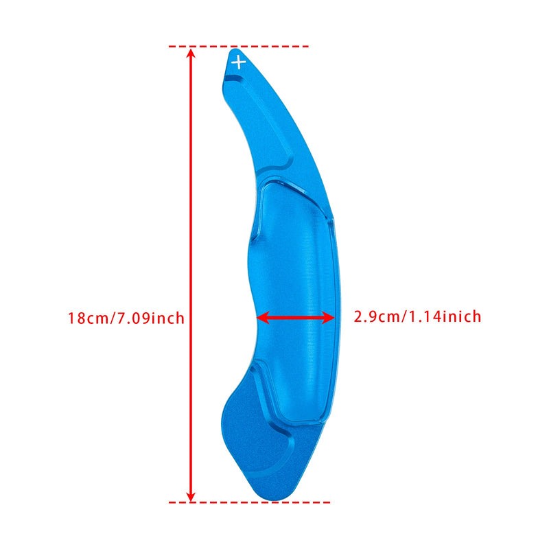 Lenkrad-Schaltwippen-Verlängerung für Volvo XC60 XC90, Aluminium