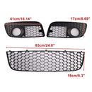 2006-2009 VW Golf MK5 GTI 3-osainen etupuskurin säleikkö, alempi + sumuvalon kansi