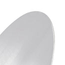 Ovales, bare lisensplate laget av aluminiumslegering, DIY, universell passform for motorsykler