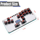 MustFun Hitbox Mini Stickless Controller, geeignet für PC/PS3/PS4/Switch usw.