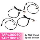 4x ABS-Raddrehzahlsensor für Land Rover Discovery 4.0 TAR100060 TAR100070