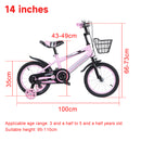 14/16/18 Zoll Kinderfahrrad Jungen und Mädchen mit Stützrädern