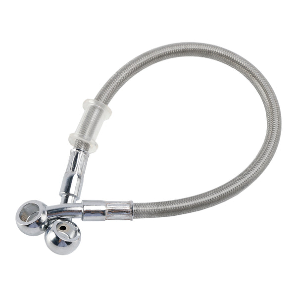 Manguera de aceite de freno, accesorio Banjo, extremo de acero inoxidable, 35cm/14 M10