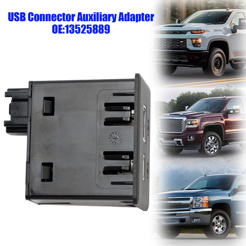 USB-port extra adapter 13525889 för Silverado Sierra 1500 2500 3500