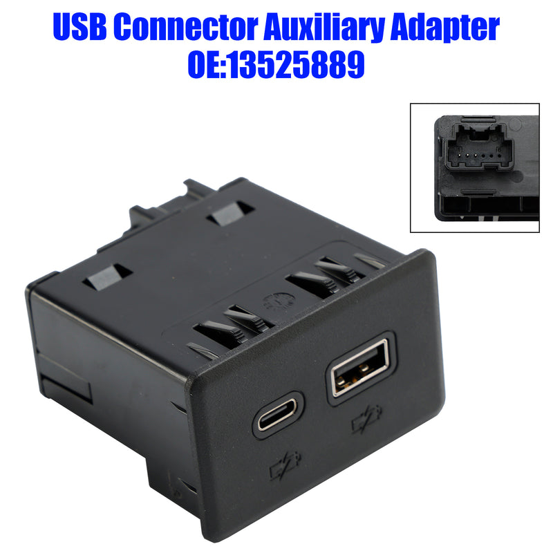 USB-port extra adapter 13525889 för Silverado Sierra 1500 2500 3500