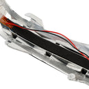 Para lusterek bocznych LED Śliwkowy sygnał świetlny dla Benz S W220 CL W215 1999-2003 szary