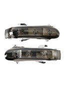 Para lusterek bocznych LED Śliwkowy sygnał świetlny dla Benz S W220 CL W215 1999-2003 szary
