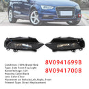 2015–2016 Audi A3 Limousine Paar Nebelscheinwerfer vorne mit Glühbirnen 8V0941699B