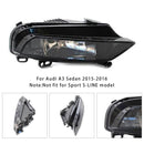 2015–2016 Audi A3 Limousine 1 Stück vorne rechts Nebelscheinwerfer Lampen mit Glühbirnen 8V0941700B