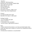 2015–2016 Audi A3 Limousine 1 Stück vorne rechts Nebelscheinwerfer Lampen mit Glühbirnen 8V0941700B