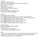 2009–2015 BMW X1 E84 Paar Nebelscheinwerfer vorne ohne Glühbirne 63172993526