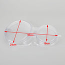 Mercedes E-klass W210 1998-2002 Vänster + Höger strålkastarglas plastkåpa