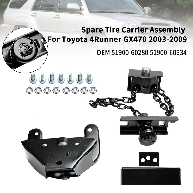 Toyota 4Runner GX470 2003–2009 Reserveradträgerbaugruppe 51900–60280 Fedex Express