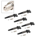 BMW 325 335 525 530i X5 Z4 2.5L 3.0L 6x Zündspule+Zündkerze UF515 UF522