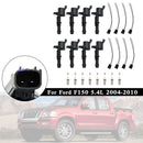 2006-2008 Ford Explorer Mercury Mountaineer 4.6L V8 8-veis tenningsspole + tennplugg + plugg FD508 DG511 Fedex Express