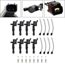 2006-2008 Ford Explorer Mercury Mountaineer 4.6L V8 8-veis tenningsspole + tennplugg + plugg FD508 DG511 Fedex Express