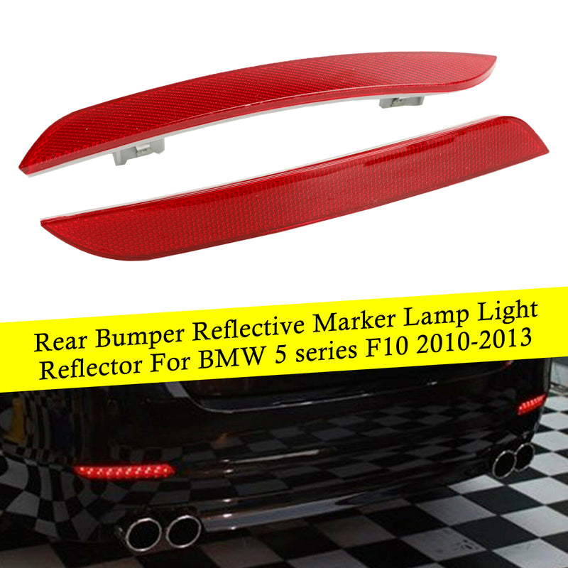 BMW Série 5 F10/F18 2011-2014 Luz de neblina traseira par refletor de pára-choque traseiro