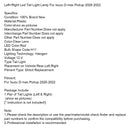 Luz trasera LED Isuzu D-max Pickup 2020-2022 L+R