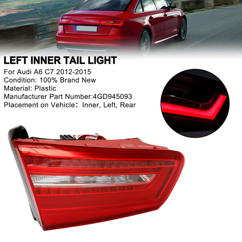 2012-2015 AUDI A6 C7  Linker innerer Kofferraum LED-Rücklichtleuchte 4GD945093