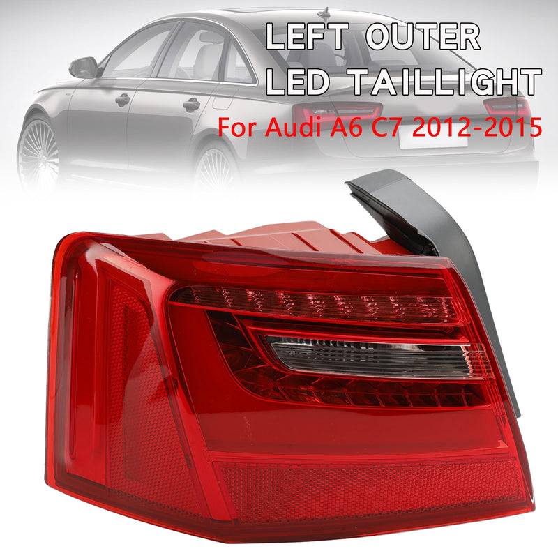 AUDI A6 2012–2015 Auto links außen LED Rücklicht Bremslicht 4GD945095