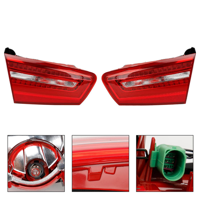 2012-2015 AUDI A6 C7  2x Links Rechts Innen Kofferraum LED Rücklicht Lampe 4GD945093 4GD945094