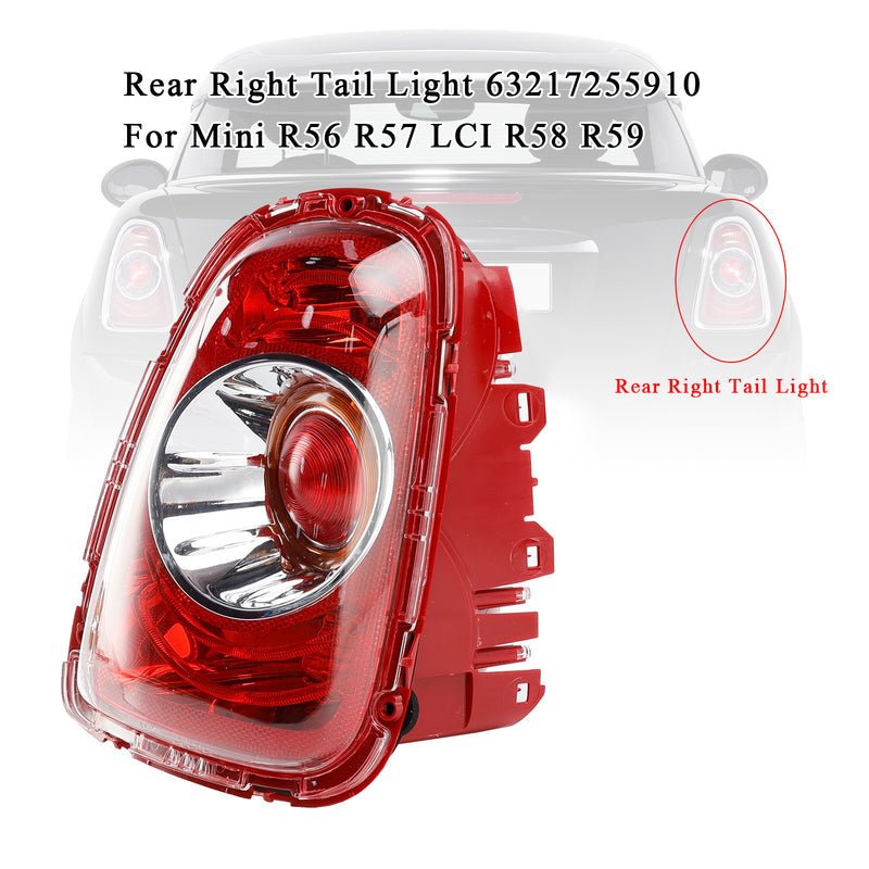 12/2010—04/2015 MINI Coupé R58 luz trasera trasera derecha 63217255910