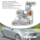 2007–2010 Mercedes W204 C-Klasse Rücklicht rechts Lampenfassung mit Glühbirnen