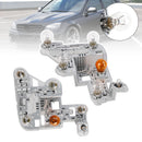 2007–2010 Mercedes W204 C-Klasse Links + Rechts Rücklicht Lampenfassung mit Glühbirnen
