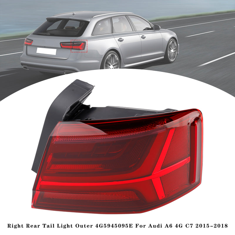 2015–2018 Audi A6 4G C7 Luz traseira à direita 4G5945095E