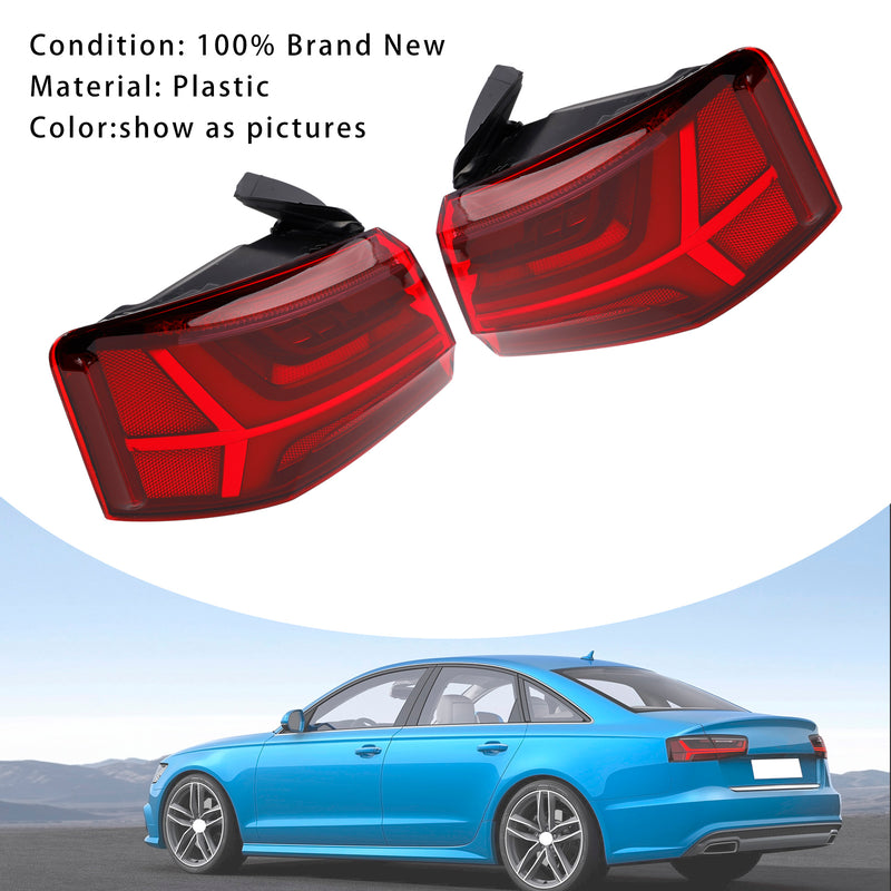 2015-2018 Audi A6 4G C7 Links+Rechts Paar Rücklicht außen 4G5945095E 96E