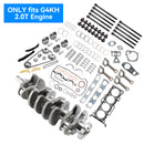 2013-2019 Kia Carens (RP) G4KH 2.0T motorombyggnadssats med vevaxel vevstake Timing Kit