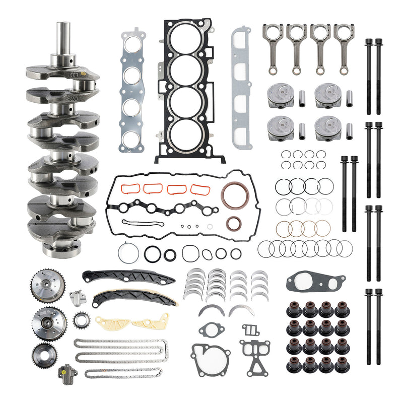 G4KH 2.0T motorkonverteringssett med timingsett for veivaksel koblingsstang for Hyundai KIA