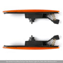 Pair Amber Front Bumper Side Marker Lights For 2001-2005 VW Passat B5.5