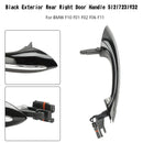 BMW F10 F01 F02 F06 F11 Czarna klamka zewnętrzna drzwi tylnych prawych 51217231932