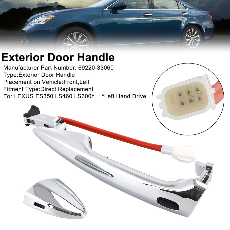 Manija de puerta exterior delantera izquierda LEXUS ES350 LS460 LS600h 69220-33060