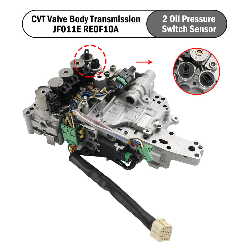 Jeep Patriot Compass 2007-2017 CVT Valve Body Transmission JF011E RE0F10A