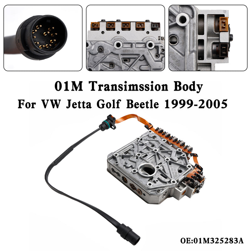 Golf 1999, 8º dígito VIN J 2000-2004 2005, 8º dígito VIN J Corpo da válvula de transmissão automática 01M325283A genérico
