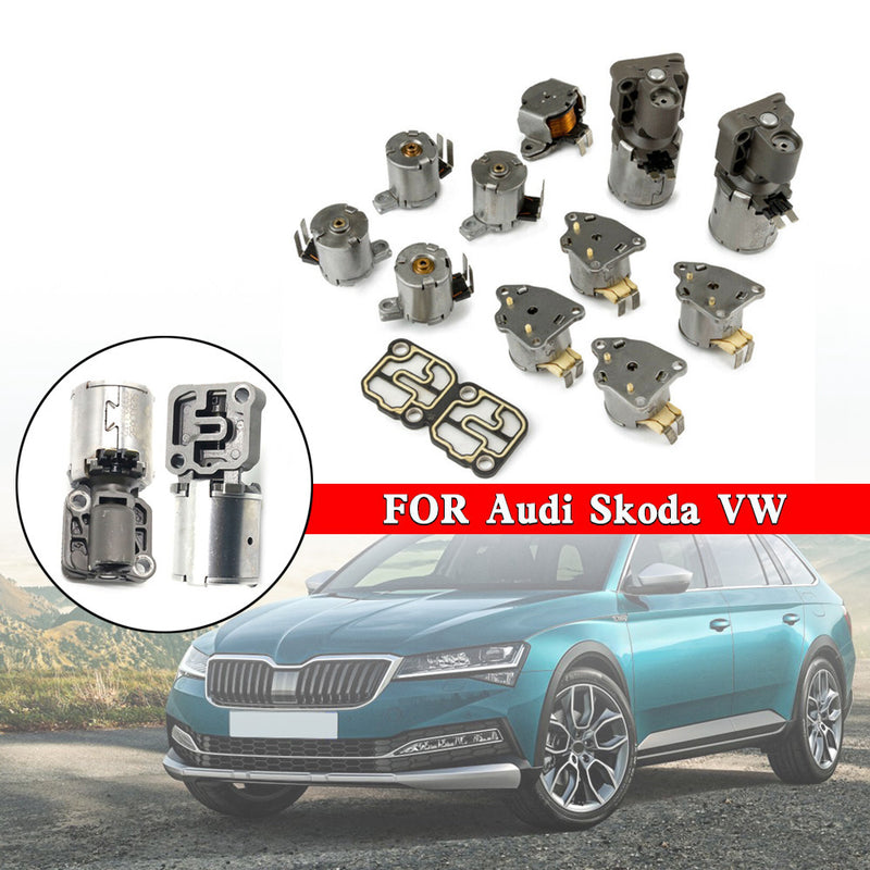 Neue 02E Automatikgetriebe Magnete 6fach Kit DQ250 DSG FÜR Audi Skoda VW