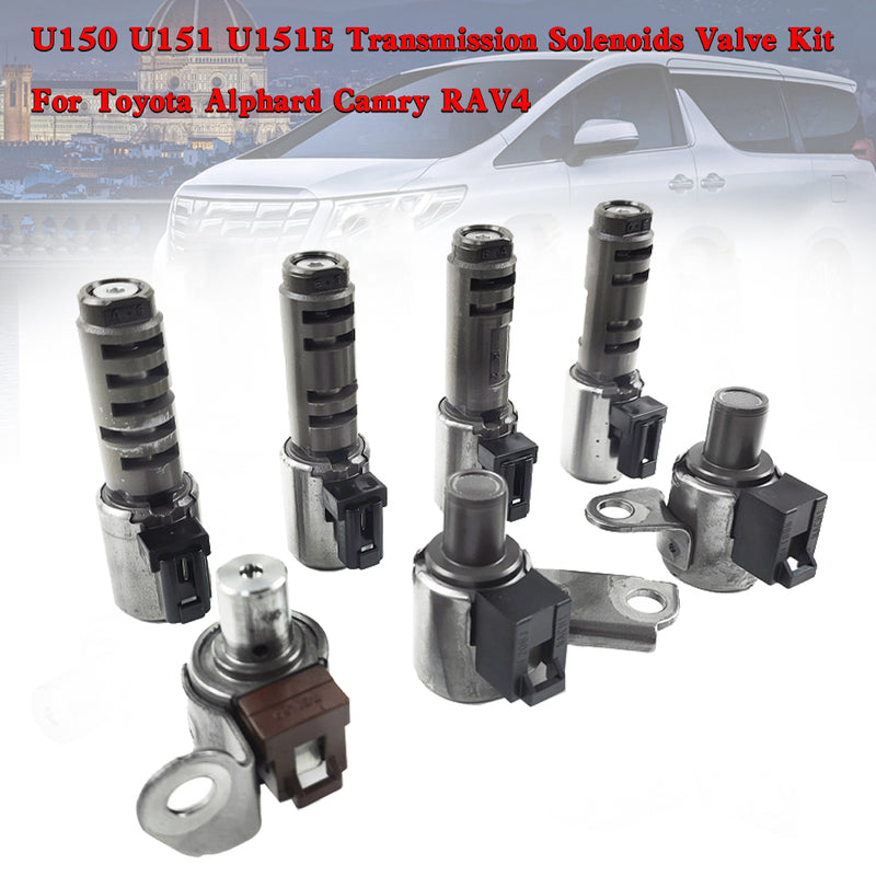 Kit de válvula solenóide de transmissão Toyota Alphard Camry RAV4 U150 U151 U151E Fedex Express