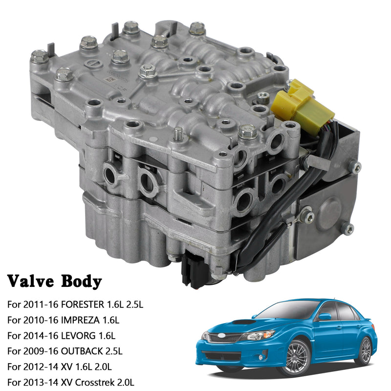 2012-14 XV 1.6L 2.0L TR580 CVT-växellåda komplett ventilhus för Subaru (31825A052)